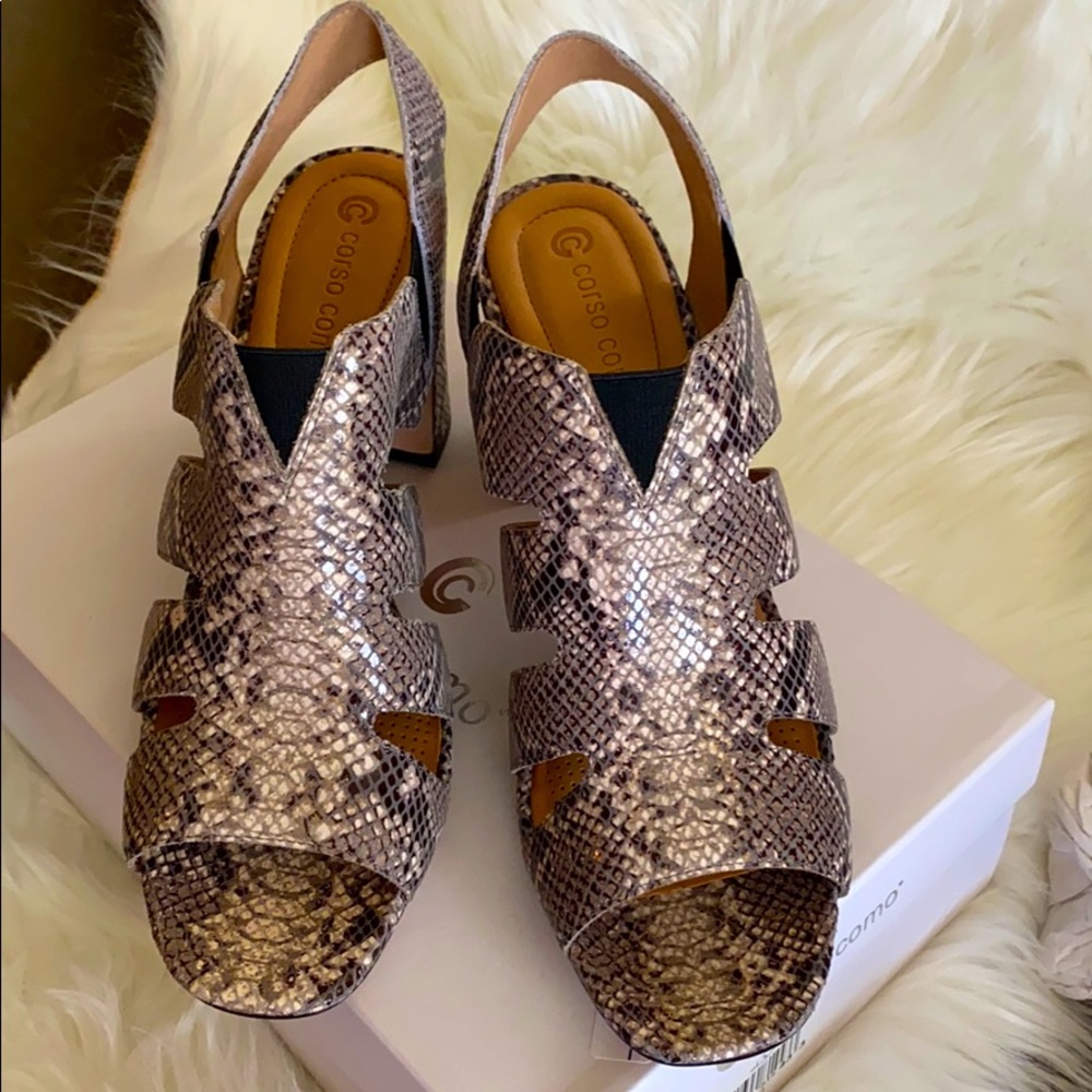Corso Como Madelina Natural BLack Snake 9M